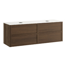 Cali 1500mm Wall Hung Vanity with Basin & Rectangular Shaving Cabinet Package